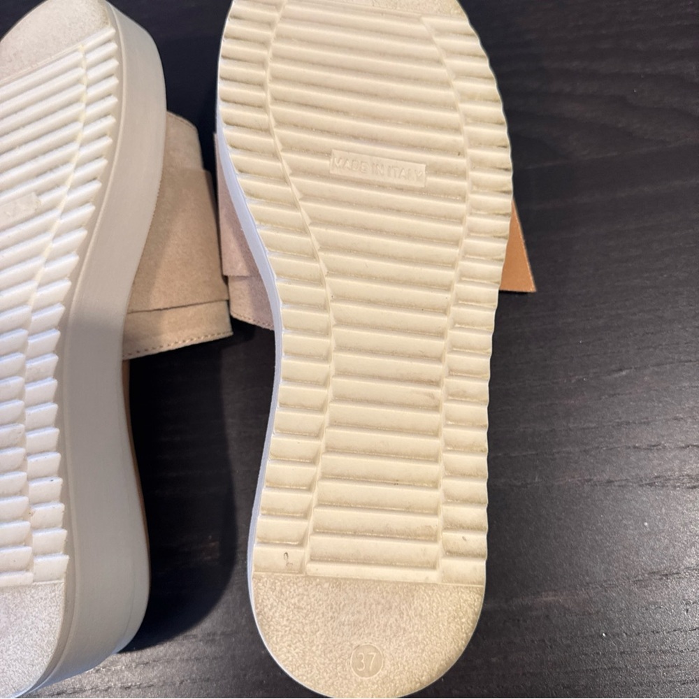 Beige Mules with Buckle by - Picture 8 of 9